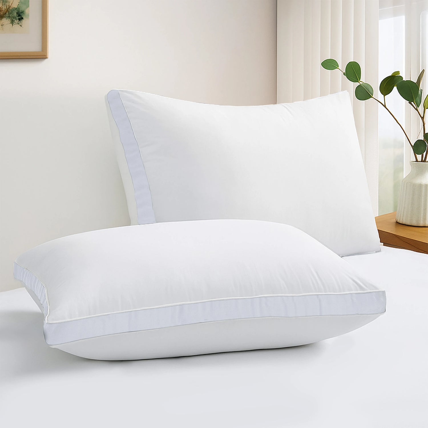 Lux Décor Set of 2 Bed Pillows