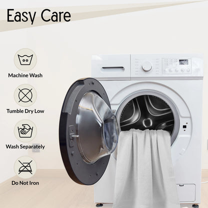 Lux Decor 6-Piece Bath Towel Set – 100% Cotton