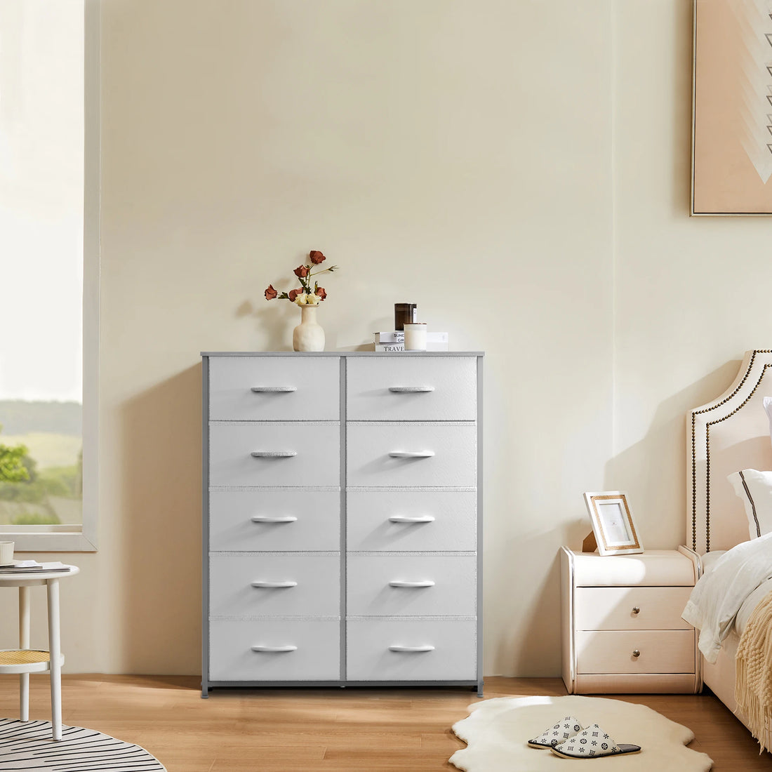 JHK White Dresser in 4 Configurations