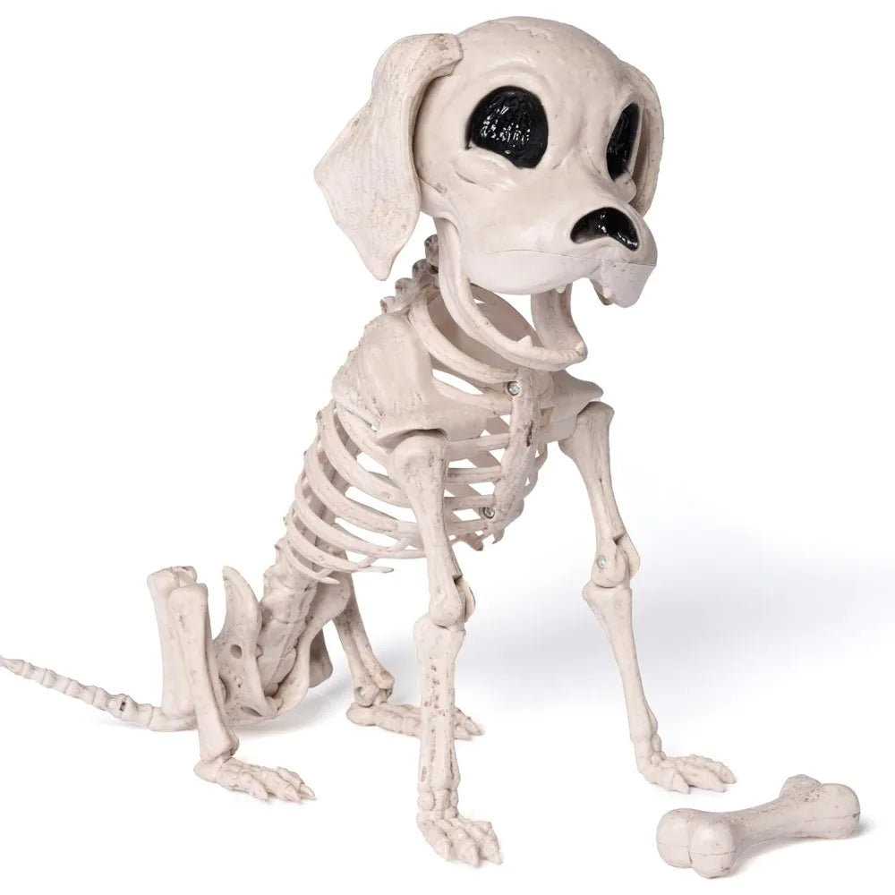 Posable Halloween Full Body Dog Skeleton