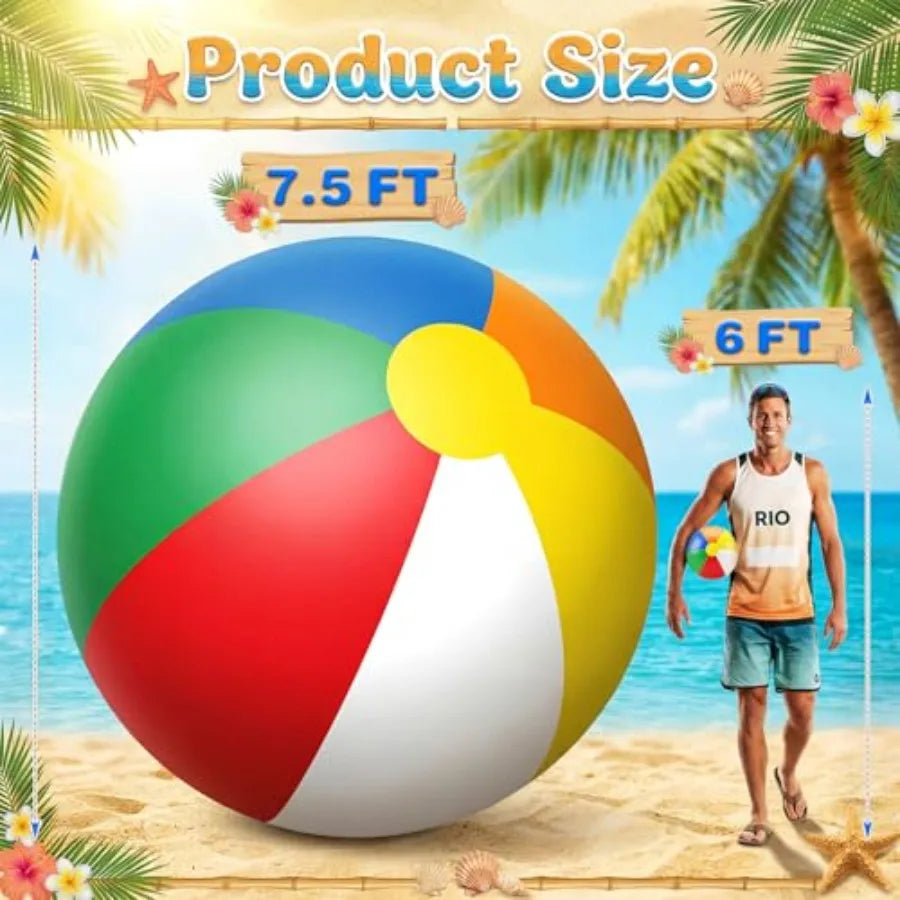 8 Foot Giant Beach Ball Inflatable Decoration
