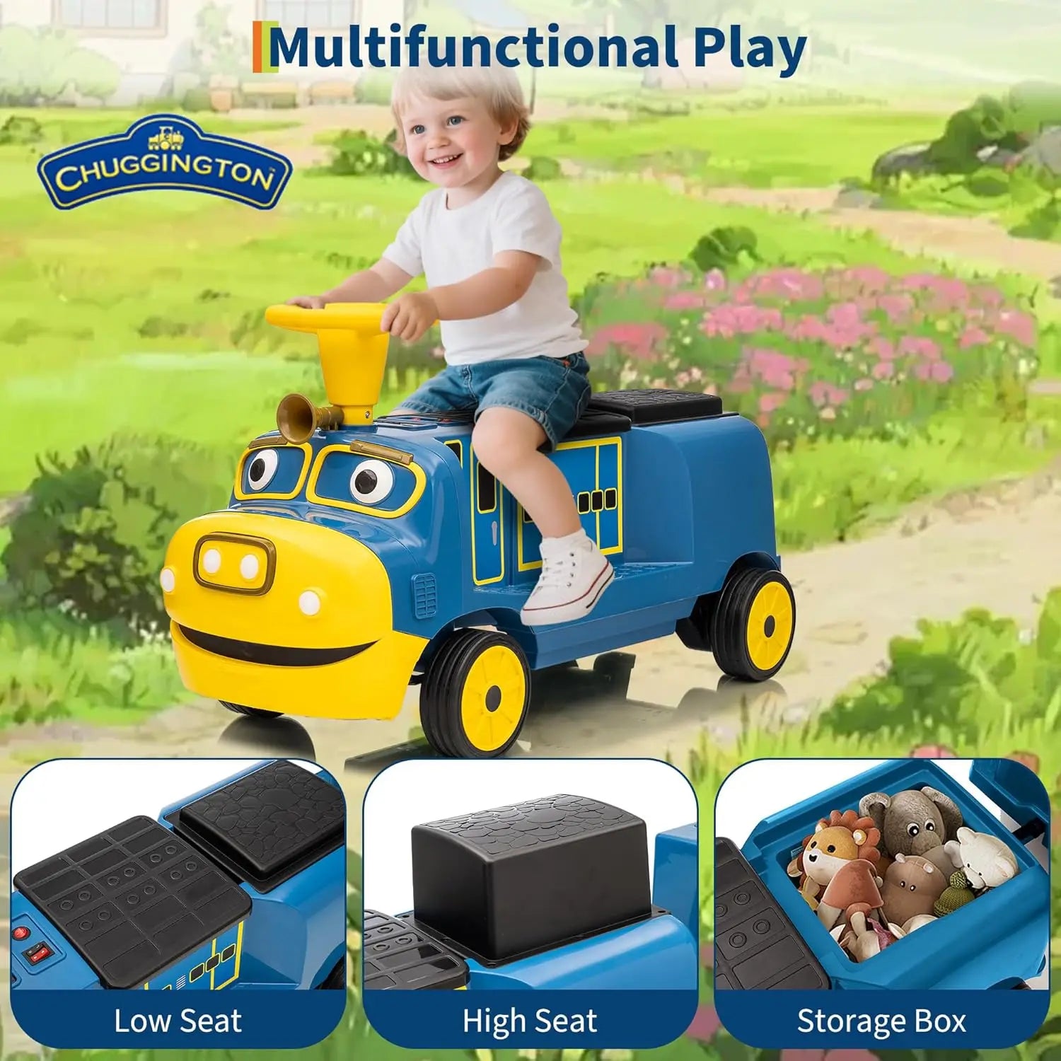 Ride On Trackless Train for Ages 3+
