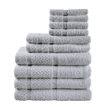 10 Piece Towel Set with Softness &amp; Durability