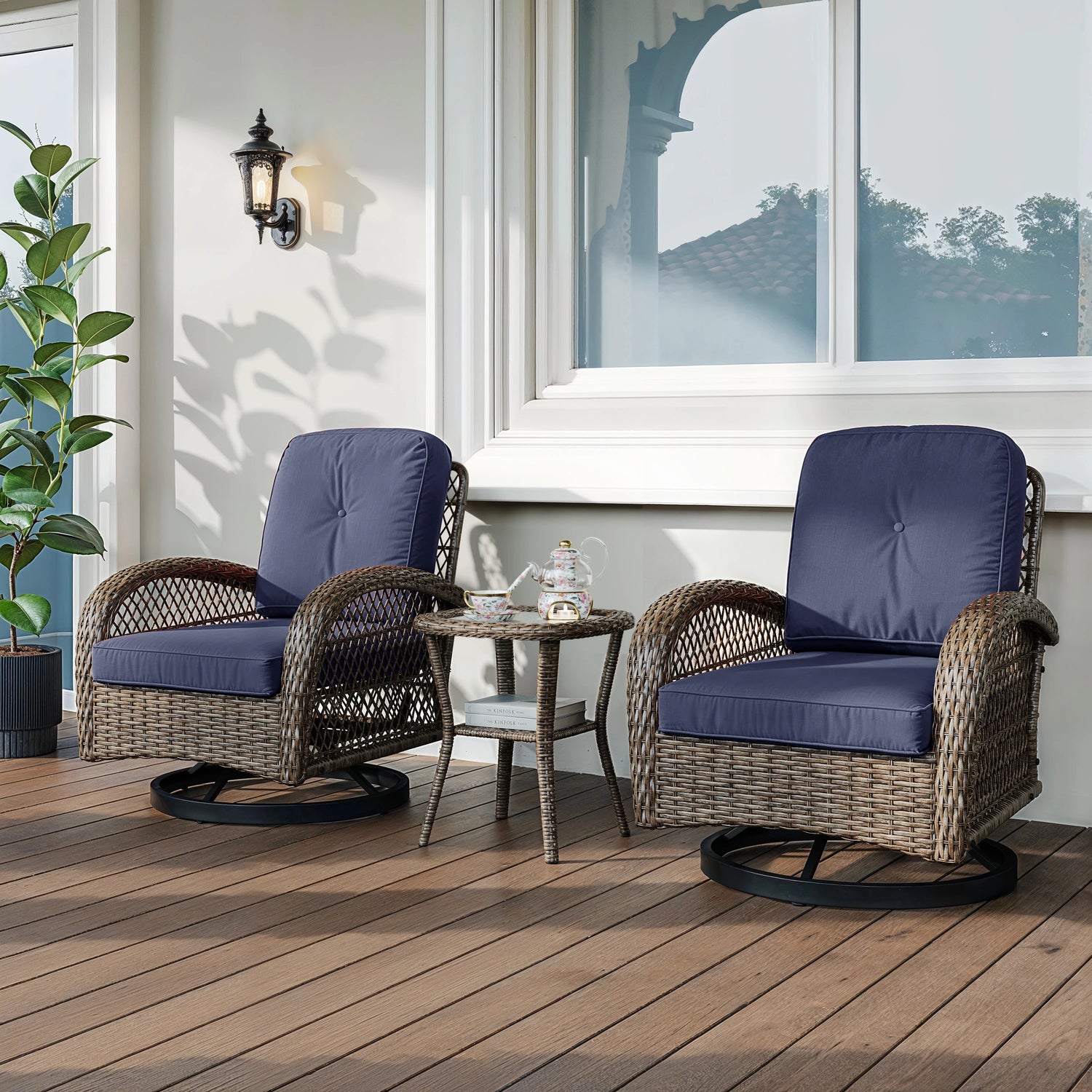 Hoomic 3 Piece Patio Furniture Set