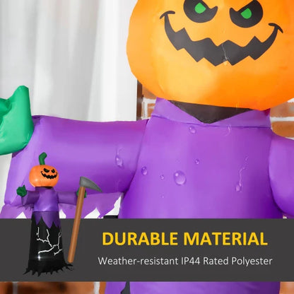 5 Foot Grim Reaper Halloween Inflatable Decoration