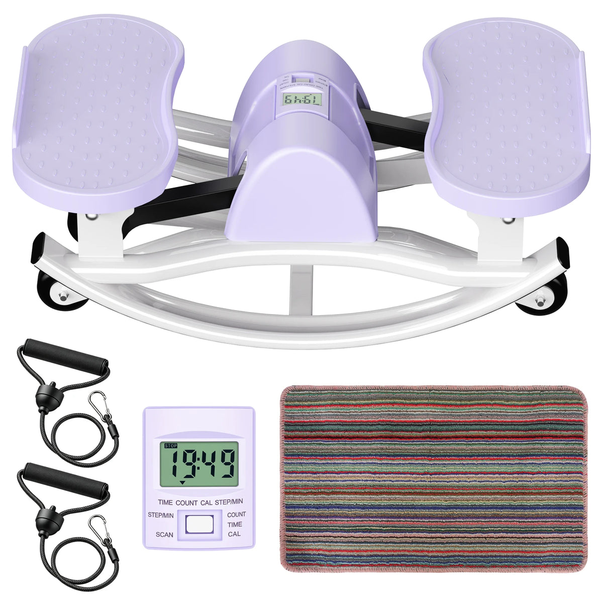 Intelligent Exercise Swing Stepper Machine with Digital Display
