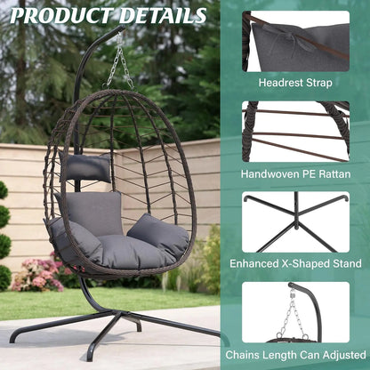 Swinging Egg Chair with Stand