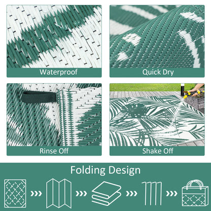 Outdoor Waterproof Reversible Rug