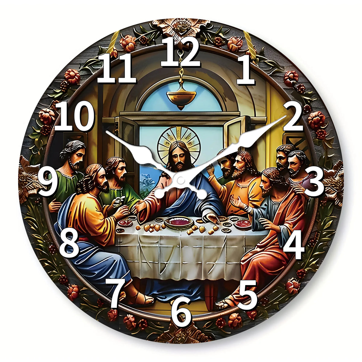 Last Supper Themed Wall Clock