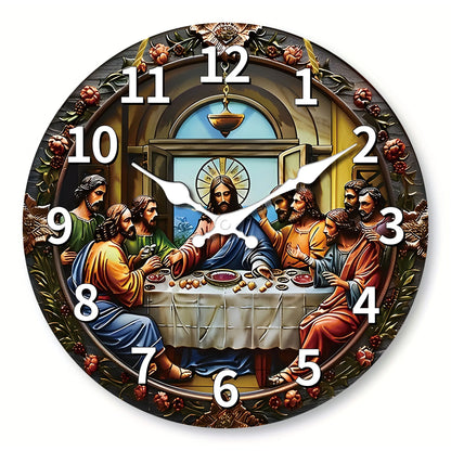 Last Supper Themed Wall Clock