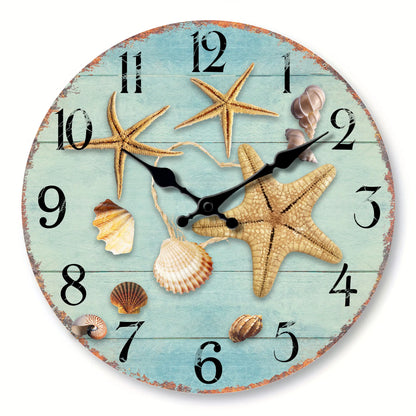 Tropical Summer Beach Wall Clock