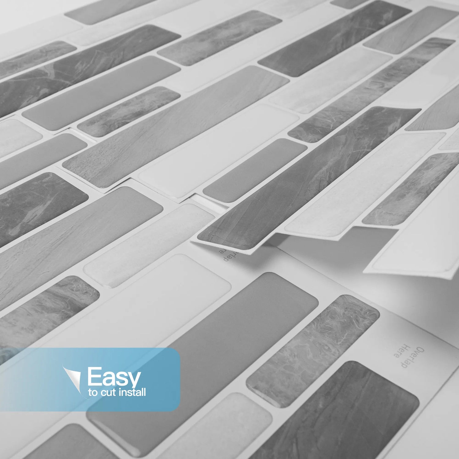 10-Sheet Peel and Stick Backsplash
