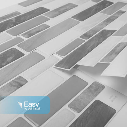 10-Sheet Peel and Stick Backsplash