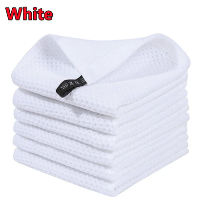 100% Ultra Soft Waffle Weave Cotton Kitchen Towels