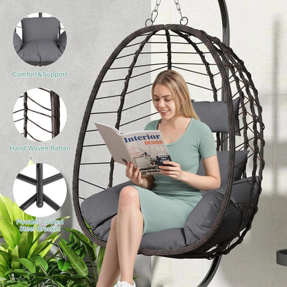 Swinging Egg Chair with Stand