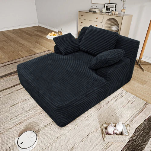 Oversized Fluffy Corduroy Chair