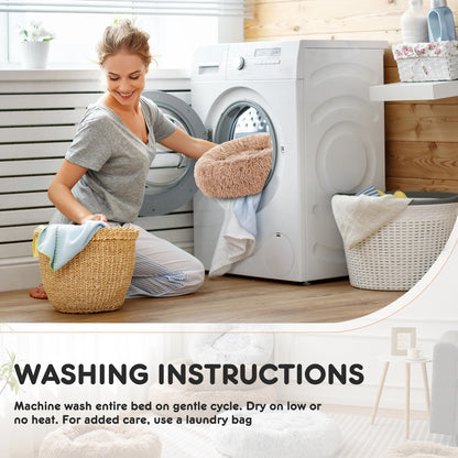 JHK Washable Calming Pet Bed