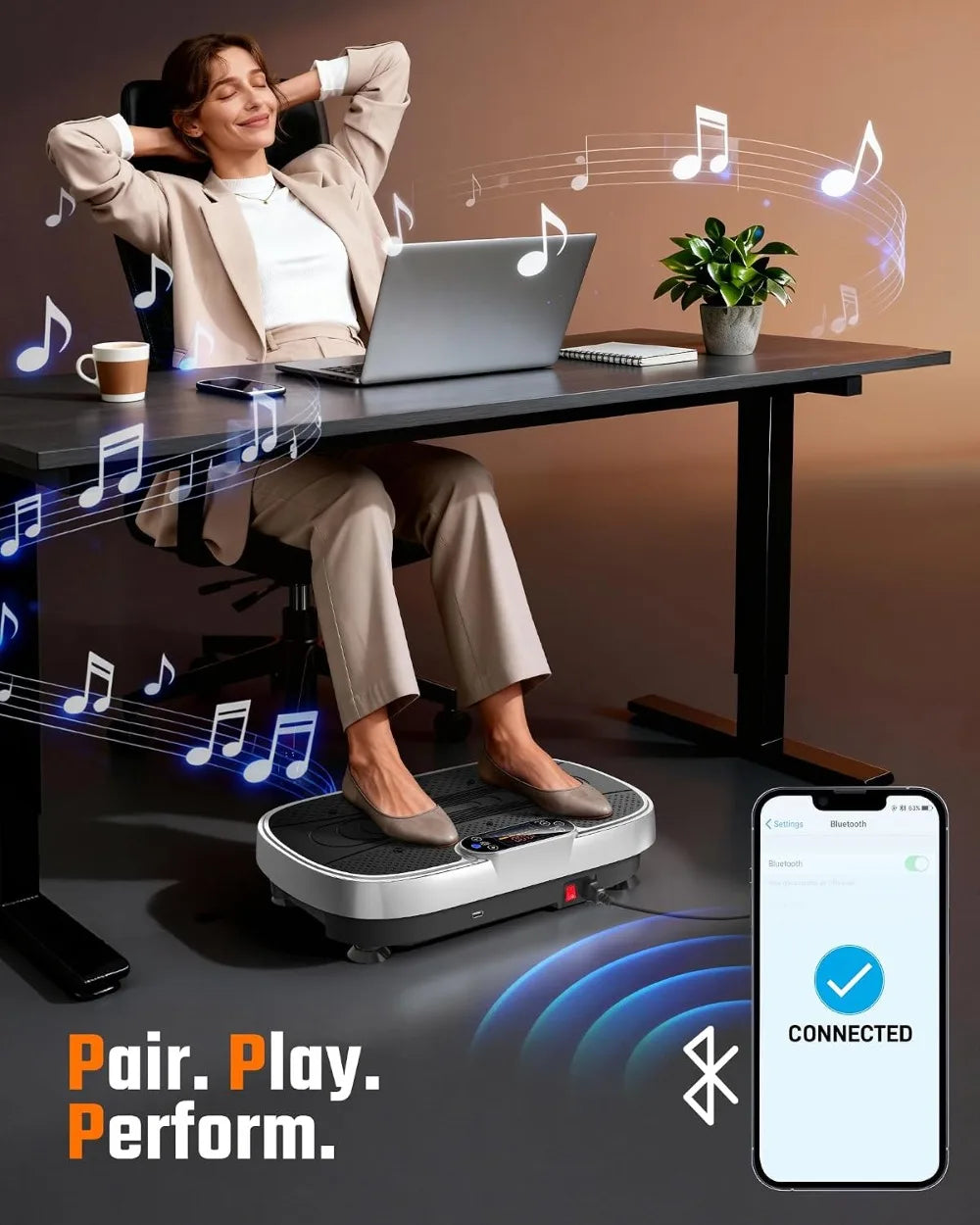 3-D Whole Body Vibration Exercise Machine