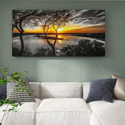 Beautiful Sunset Landscape Wall Art