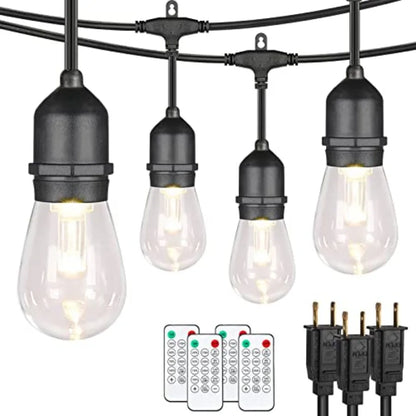 LED Dimmable Outdoor String Lights
