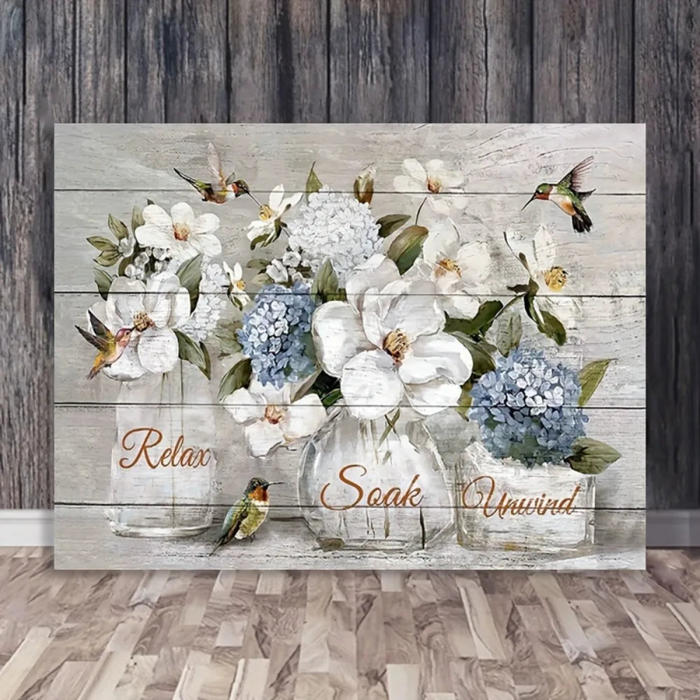 Rustic Farmhouse Canvas Wall Art