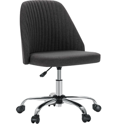 JHK Armless Small Desk Office Chair