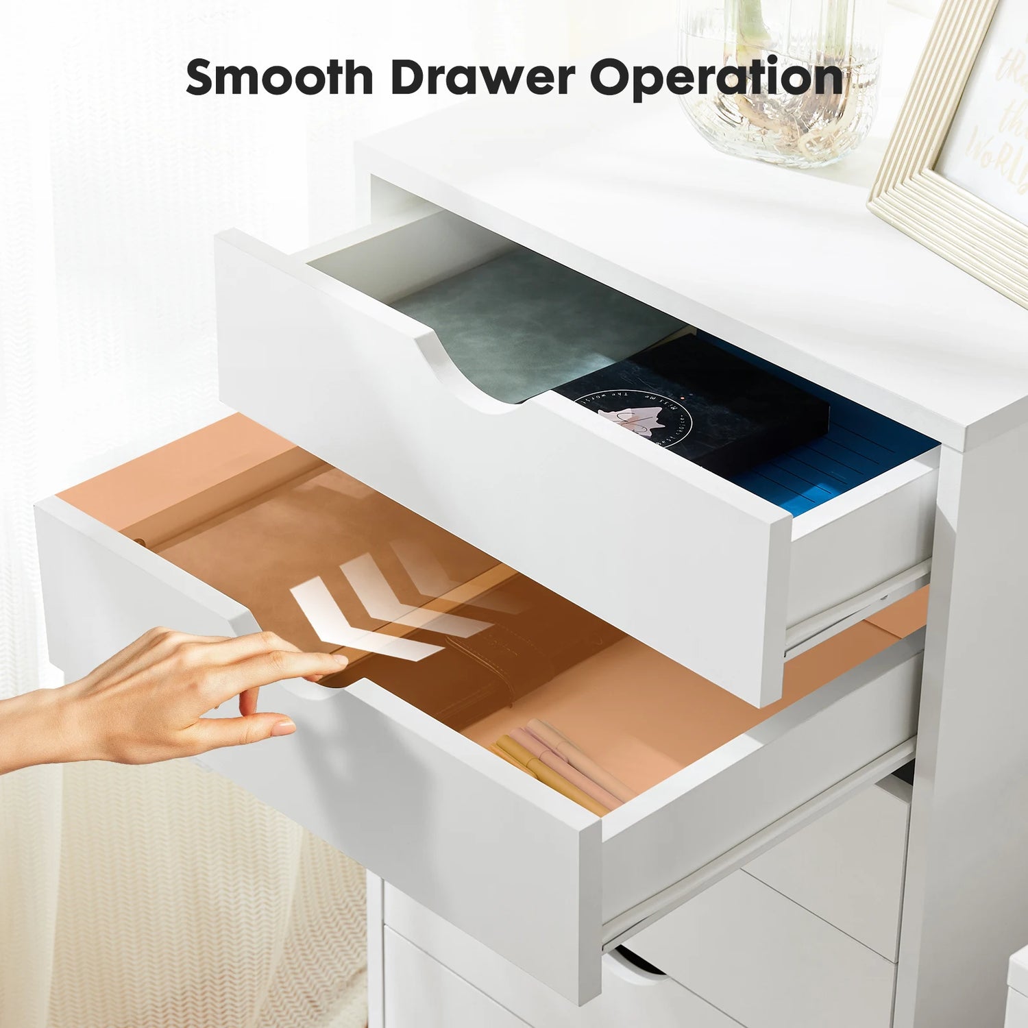 7-Drawer Wooden Storage Cabinet