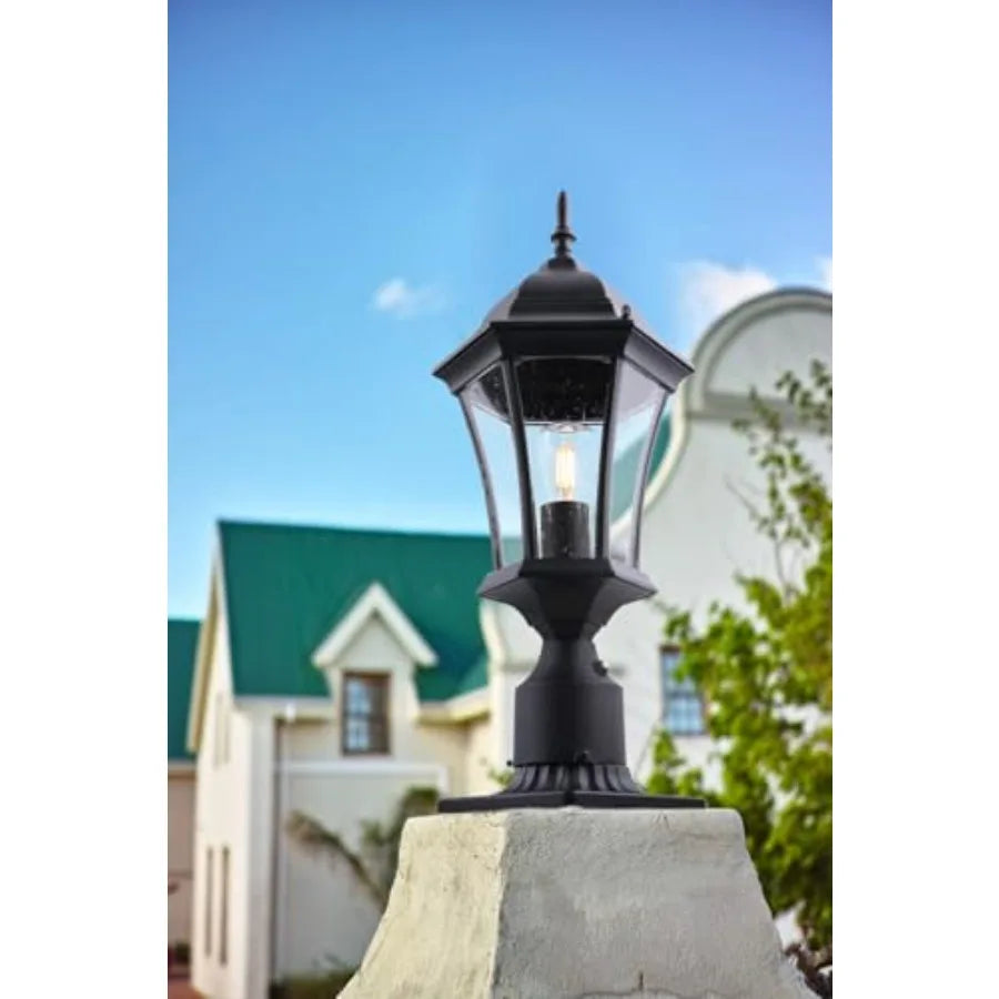 Outdoor Lantern Post Light Set