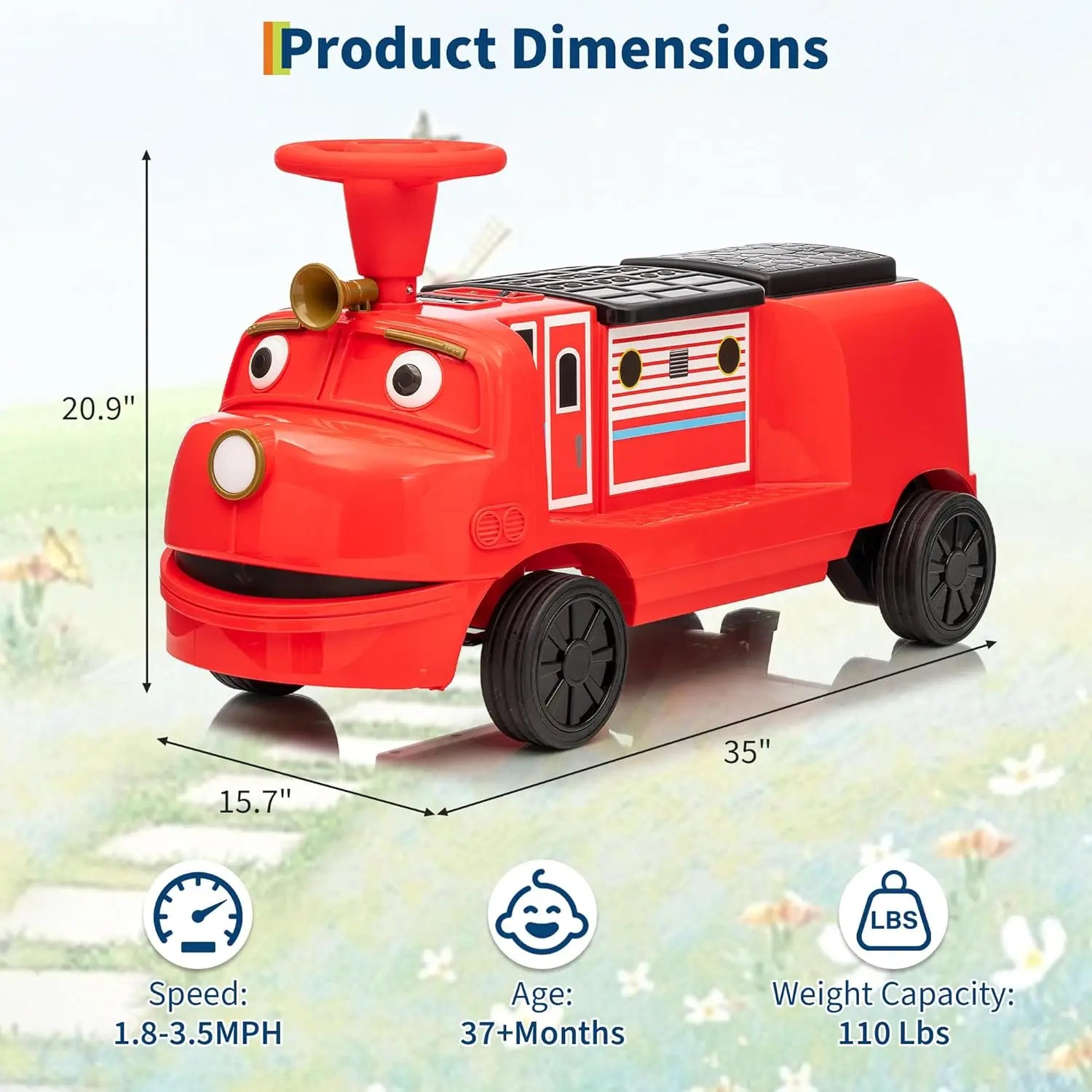 Ride On Trackless Train for Ages 3+