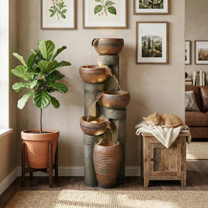 5 -Tier Outdoor Water Fountain