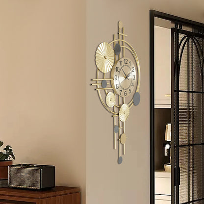 Gold Decorative Silent Wall Clock