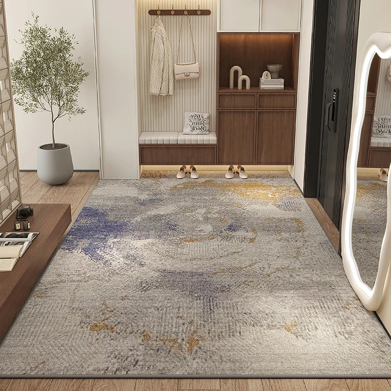 VIKAMA Modern Non-Slip Machine Washable Area Rug