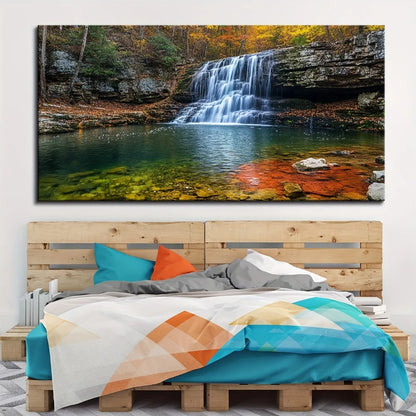 Beautiful Natural Waterfall Landscape Wall Art