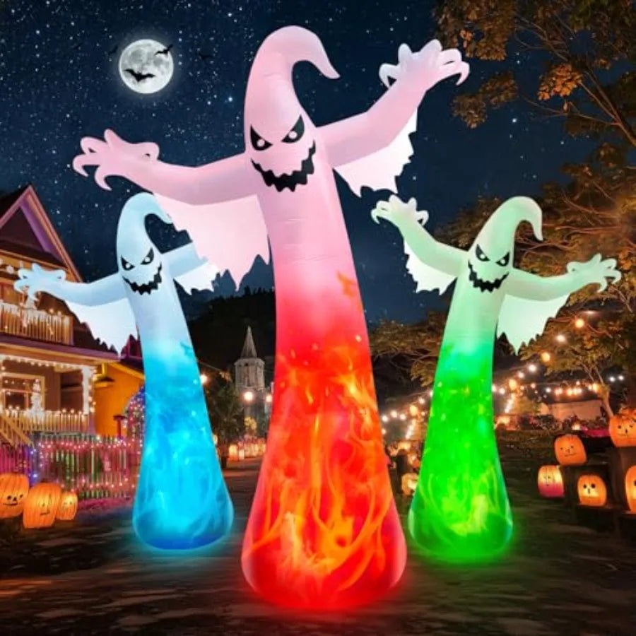 11.8 Foot Giant Spooky Halloween Ghosts Inflatable Decoration