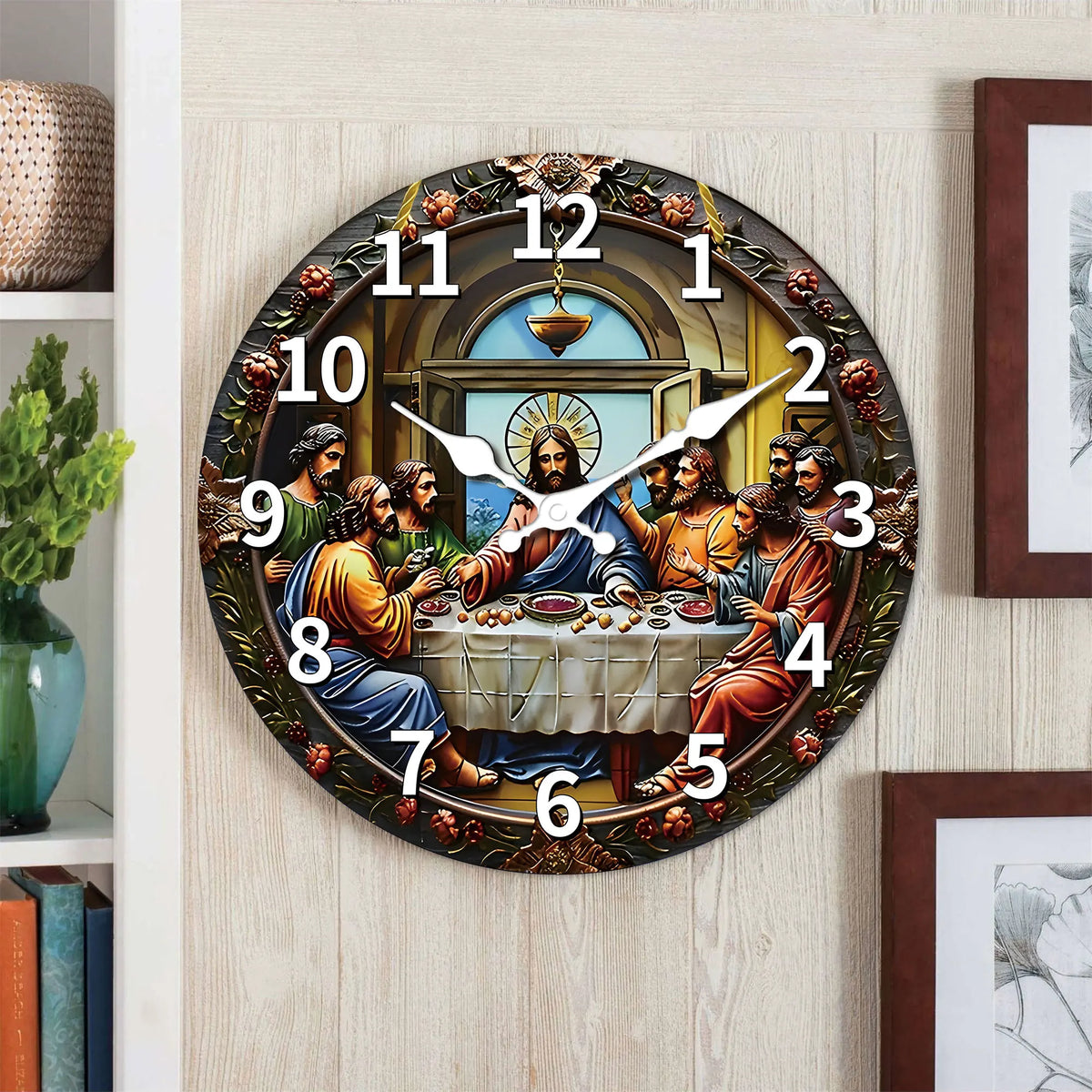 Last Supper Themed Wall Clock