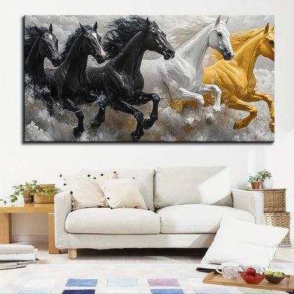 Horse Painting for Interior Wall Art Decoration