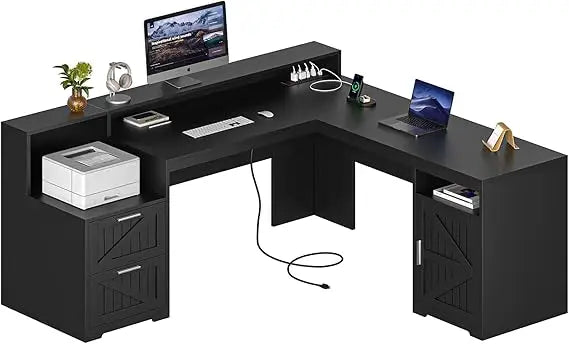 Farmhouse Corner Executive Desk