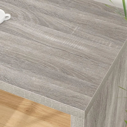 Corner Desk with Storage Shelves in Four Sleek Finishes