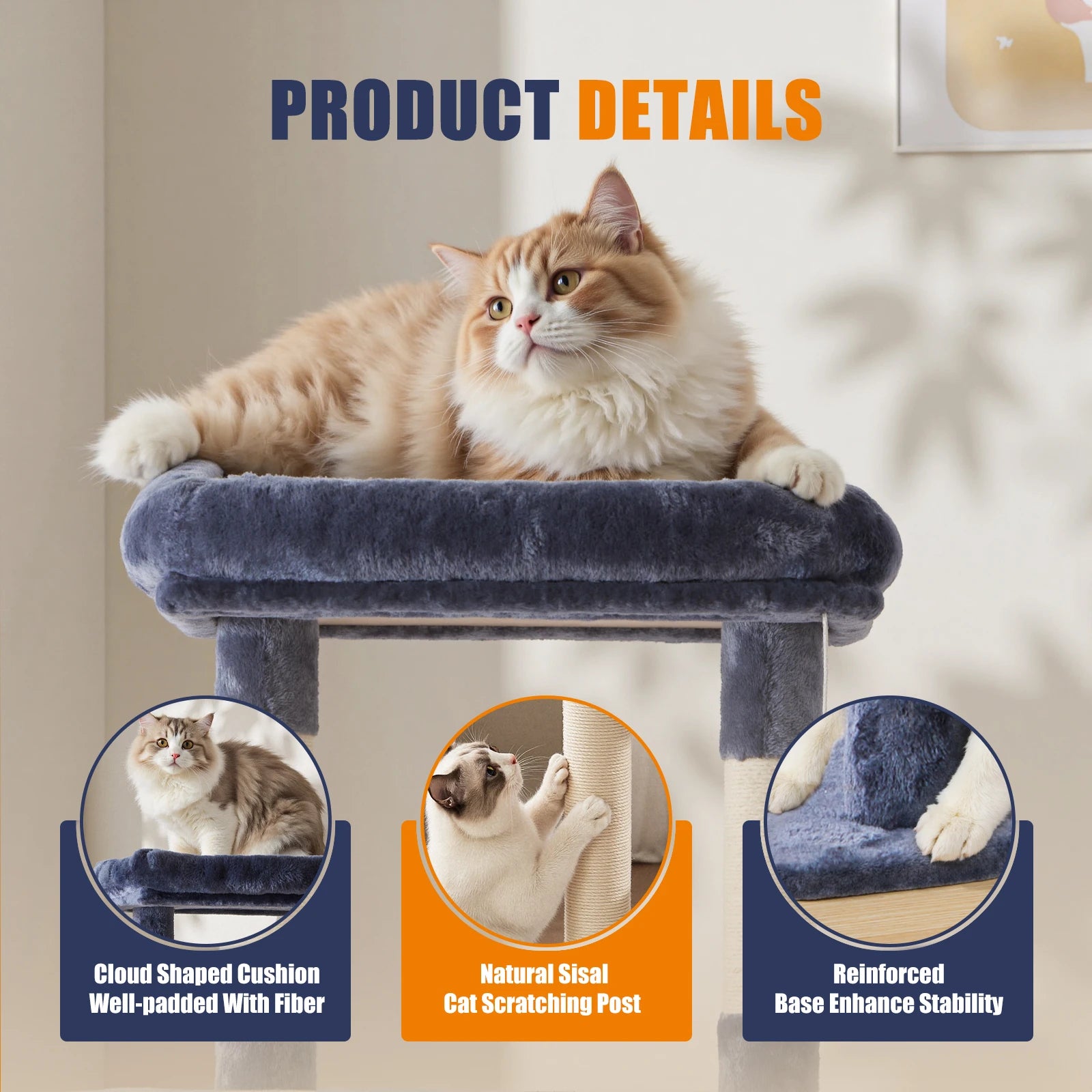 JHK 63 Inch Multi-Cat Climbing Tower