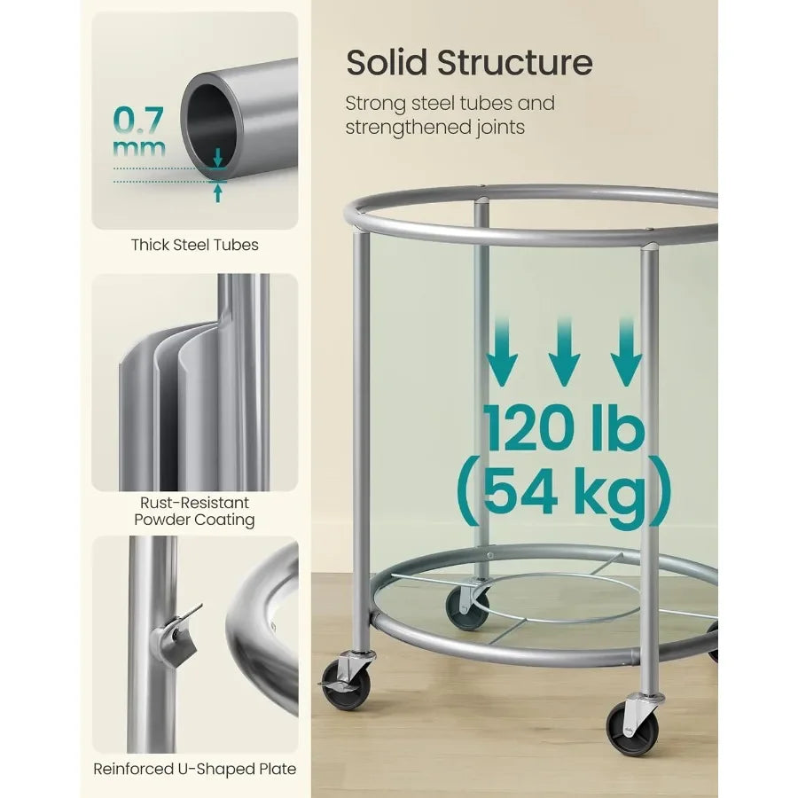 63.5 Gallon Heavy Duty Laundry Basket with Wheels