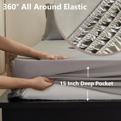 Moisture-Wicking, Silky Soft Cooling Sheet Set