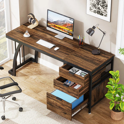 Tribesigns Computer Desk with 3 Drawers Available in 3 Colors