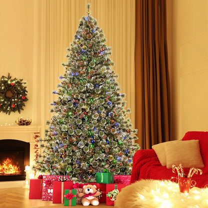 6, 7. 5 and 9 FT Pre-lit Artificial Christmas Tree