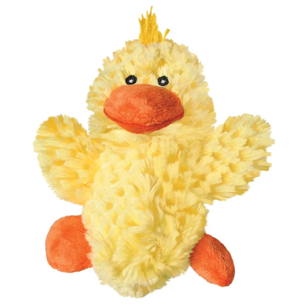 Adorable Yellow Duck Dog Toy with Removable Squeaker for Small Dogs