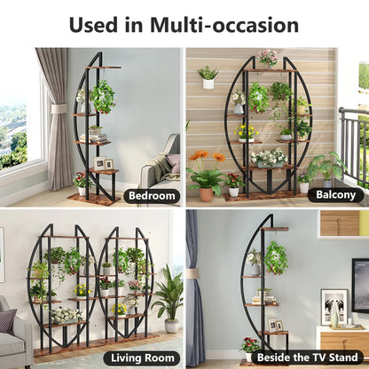 LITTLE TREE 5-Tier Curved Plant Stand Pack of 2