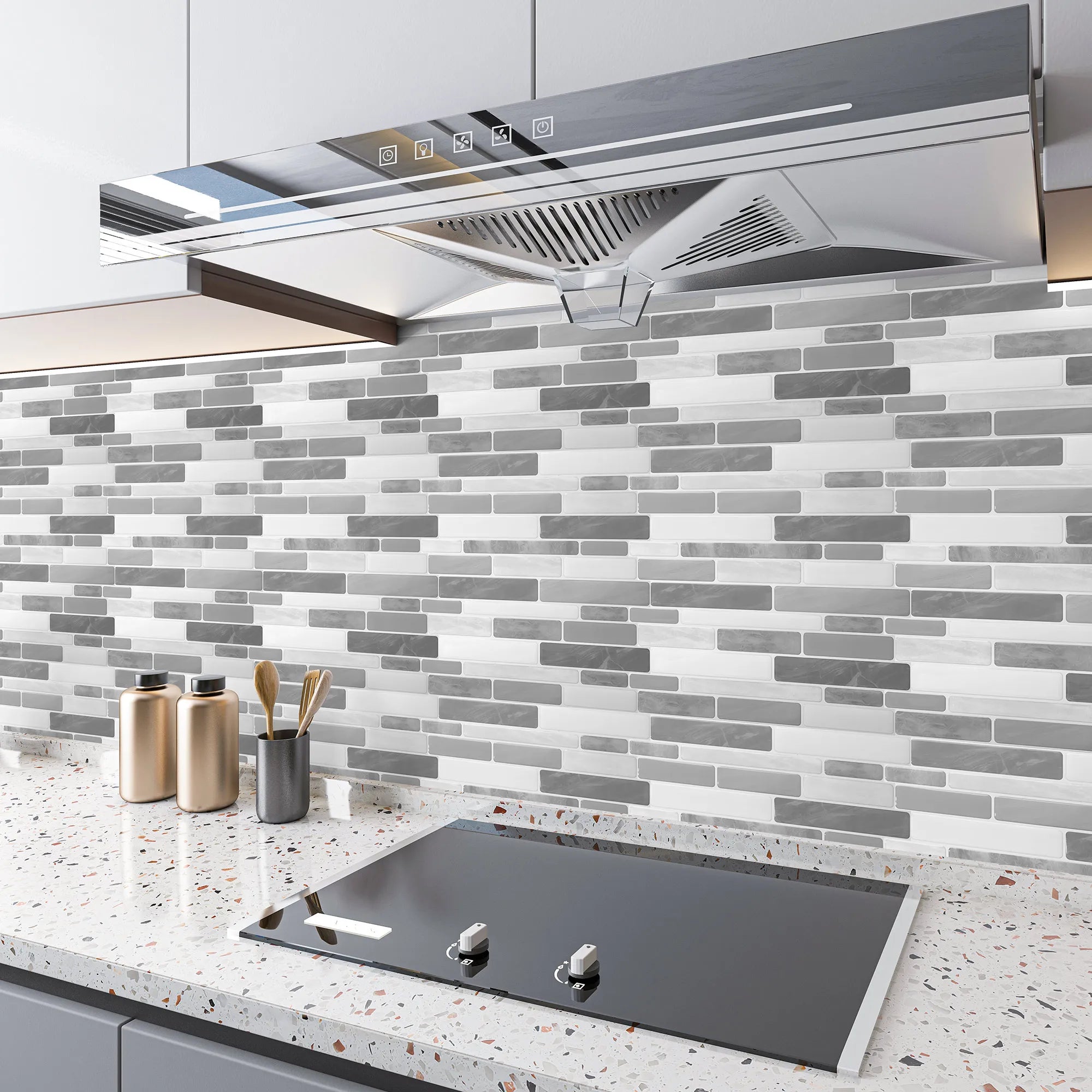 10-Sheet Peel and Stick Backsplash