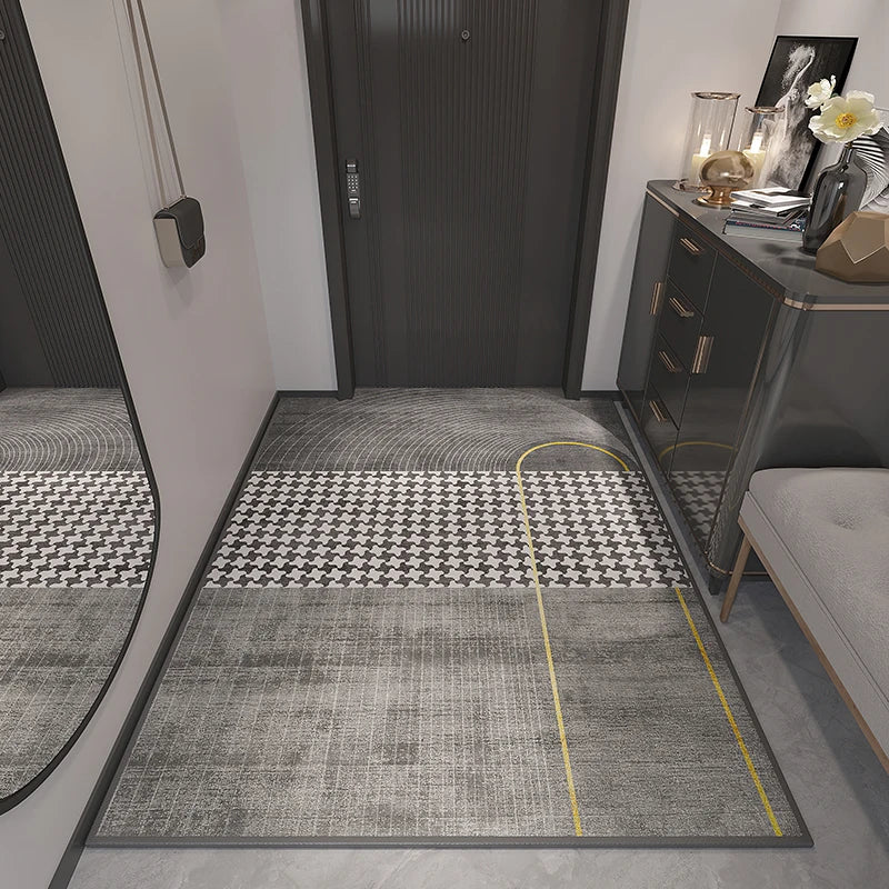 VIKAMA Modern Non-Slip Machine Washable Area Rug