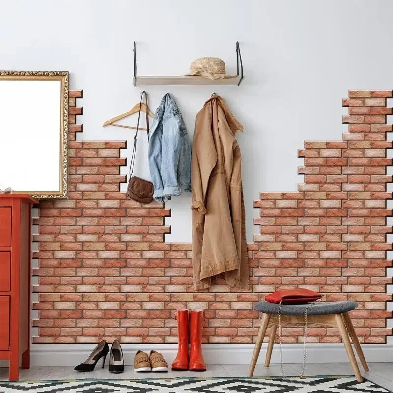 3D Imitation Self-Adhesive Brick Wall Stickers