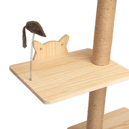 Wall-Mounted Cat Scratching Pad for Small to Large Cats