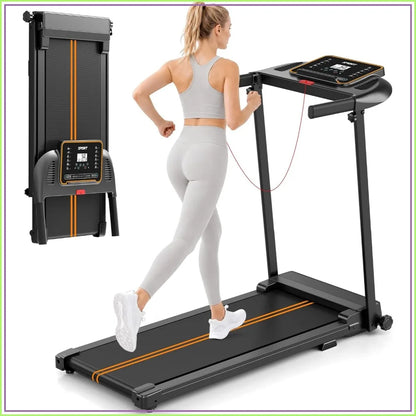 Compact, Foldable Treadmill That Fits Under Standing Desks